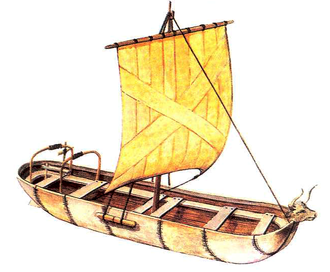 Самые 1 корабли. Первая парусная лодка Месопотамии. Парусная лодка древней Месопотамии. Корабли шумеров. Первые корабли.